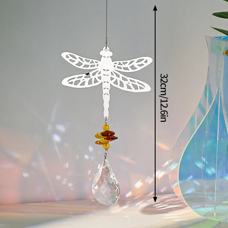 Suncatcher Wind Chimes Outdoor Wind Chimes Garden Decorations Crystals Wind Music Wall Decor Suncatcher To Hang Window