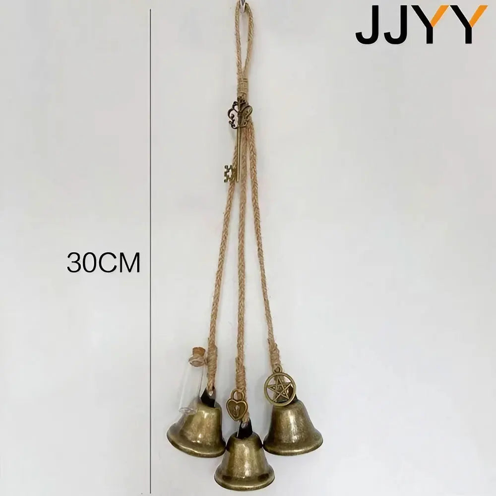 Witch Wind Chimes Door Hanger Wind Bell Old Handmade Wind Chimes Good Luck Wind Outdoor Wind Chimes with Clear Sound