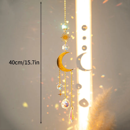 Suncatcher Wind Chimes Outdoor Wind Chimes Garden Decorations Crystals Wind Music Wall Decor Suncatcher To Hang Window