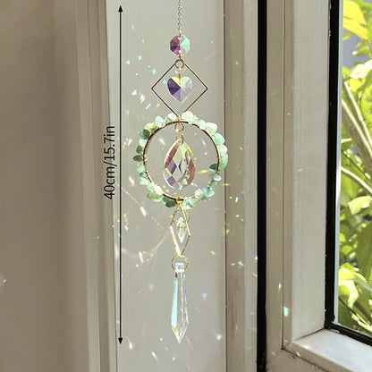 Suncatcher Wind Chimes Outdoor Wind Chimes Garden Decorations Crystals Wind Music Wall Decor Suncatcher To Hang Window