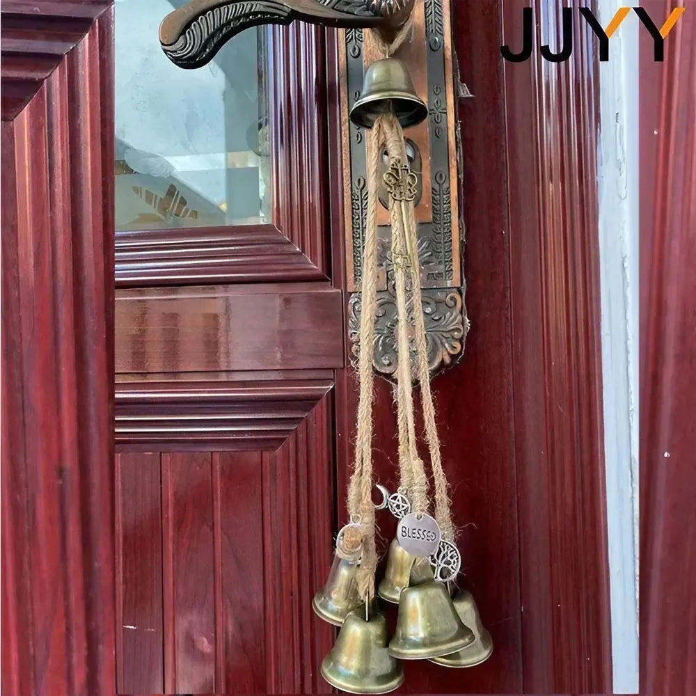 Witch Wind Chimes Door Hanger Wind Bell Old Handmade Wind Chimes Good Luck Wind Outdoor Wind Chimes with Clear Sound