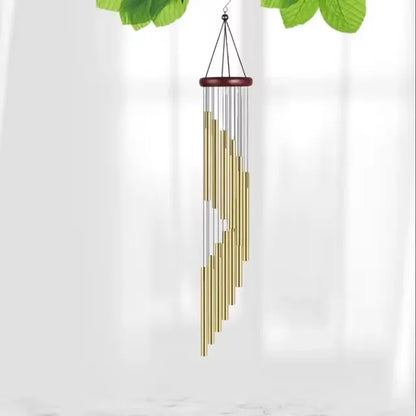 New 12 Tubes Wind Chimes Aluminum Waterproof Wind Chimes Bells Decor For Home Outdoor Yard Decoration Large Wind Chimes Bells