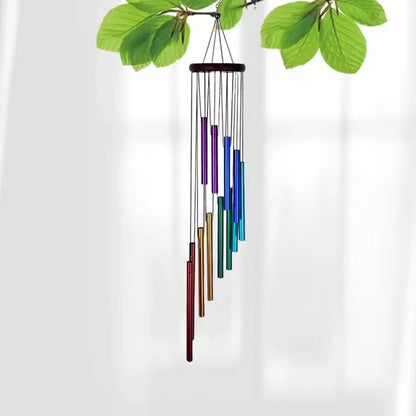 New 12 Tubes Wind Chimes Aluminum Waterproof Wind Chimes Bells Decor For Home Outdoor Yard Decoration Large Wind Chimes Bells