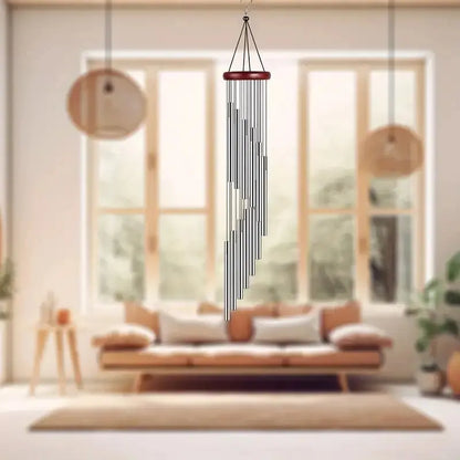 New 12 Tubes Wind Chimes Aluminum Waterproof Wind Chimes Bells Decor For Home Outdoor Yard Decoration Large Wind Chimes Bells