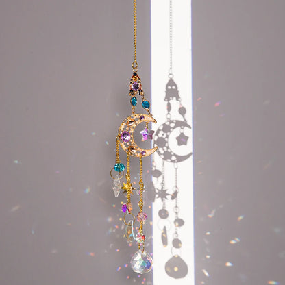 Suncatcher Wind Chimes Outdoor Wind Chimes Garden Decorations Crystals Wind Music Wall Decor Suncatcher To Hang Window